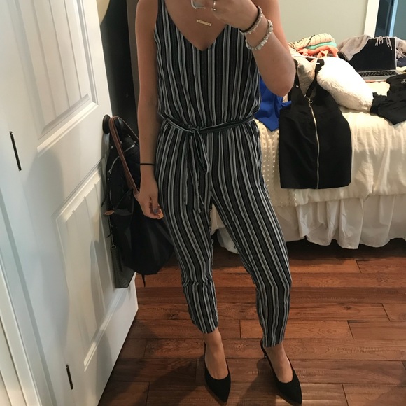 Stripped Jumpsuit - Picture 2 of 2